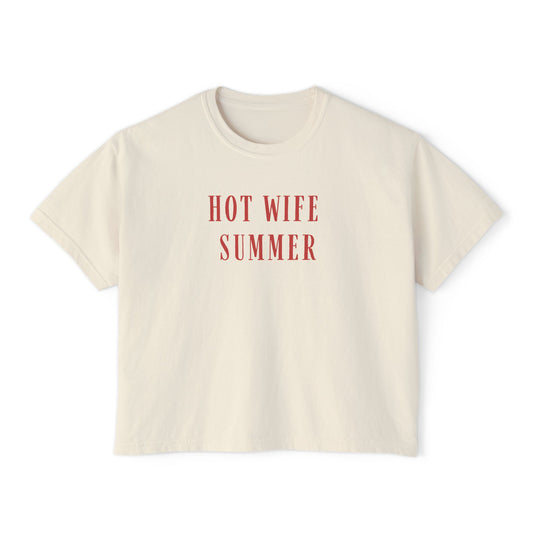 HOT WIFE SUMMER BOXY CROP