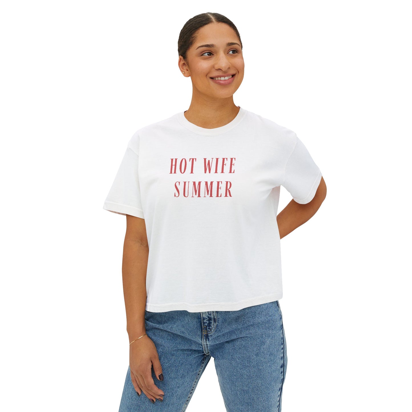 HOT WIFE SUMMER BOXY CROP