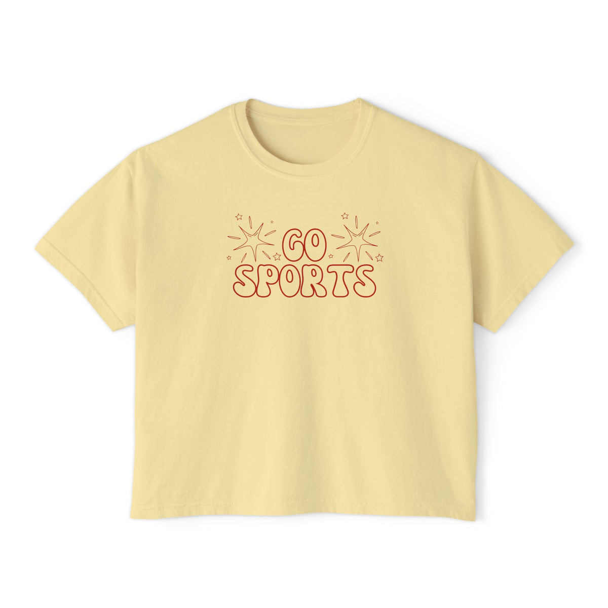 GO SPORTS BOXY CROP