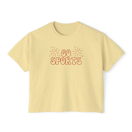 GO SPORTS BOXY CROP