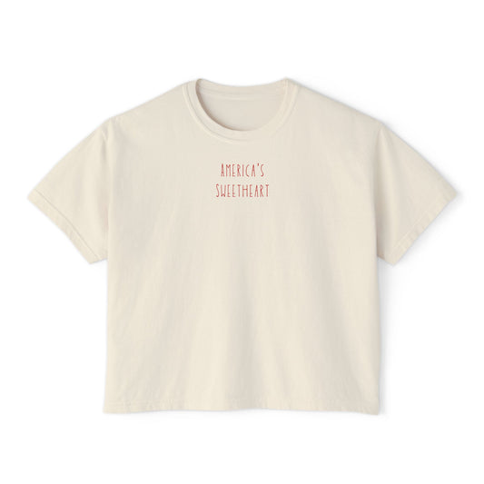 AMERICA'S SWEETHEART BOXY CROP