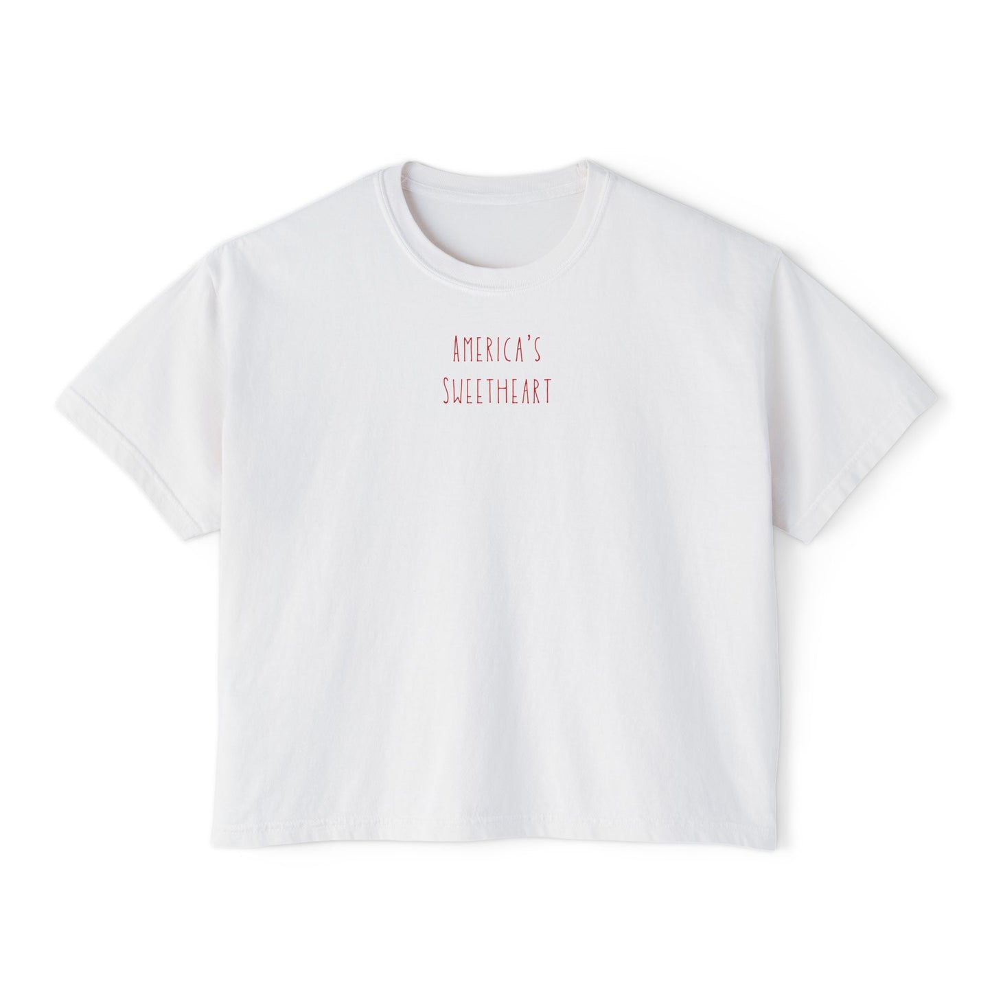 AMERICA'S SWEETHEART BOXY CROP