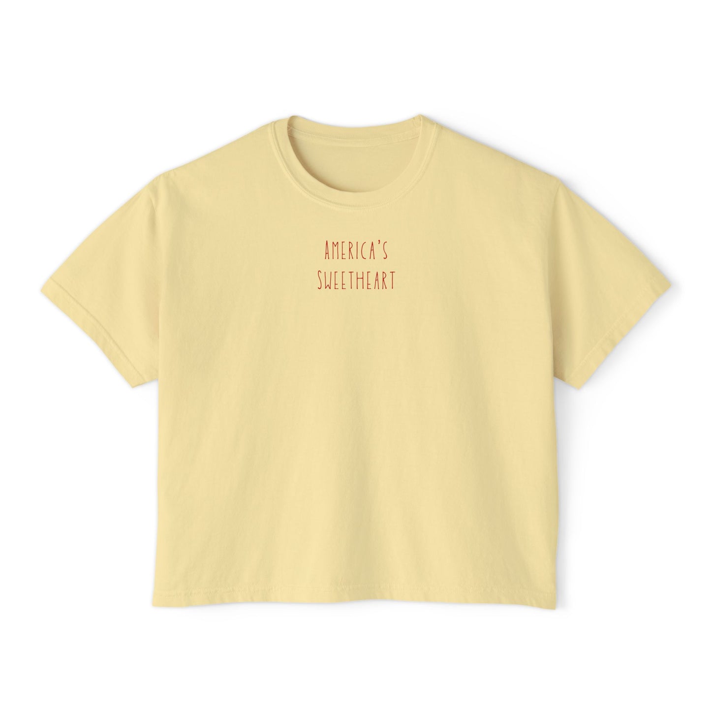 AMERICA'S SWEETHEART BOXY CROP