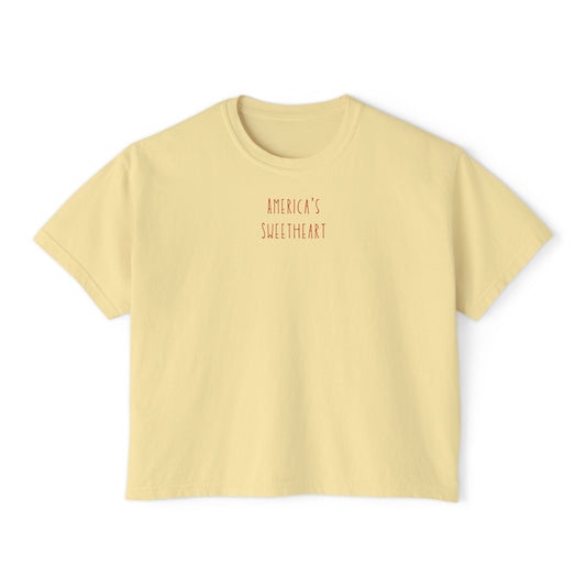 AMERICA'S SWEETHEART BOXY CROP