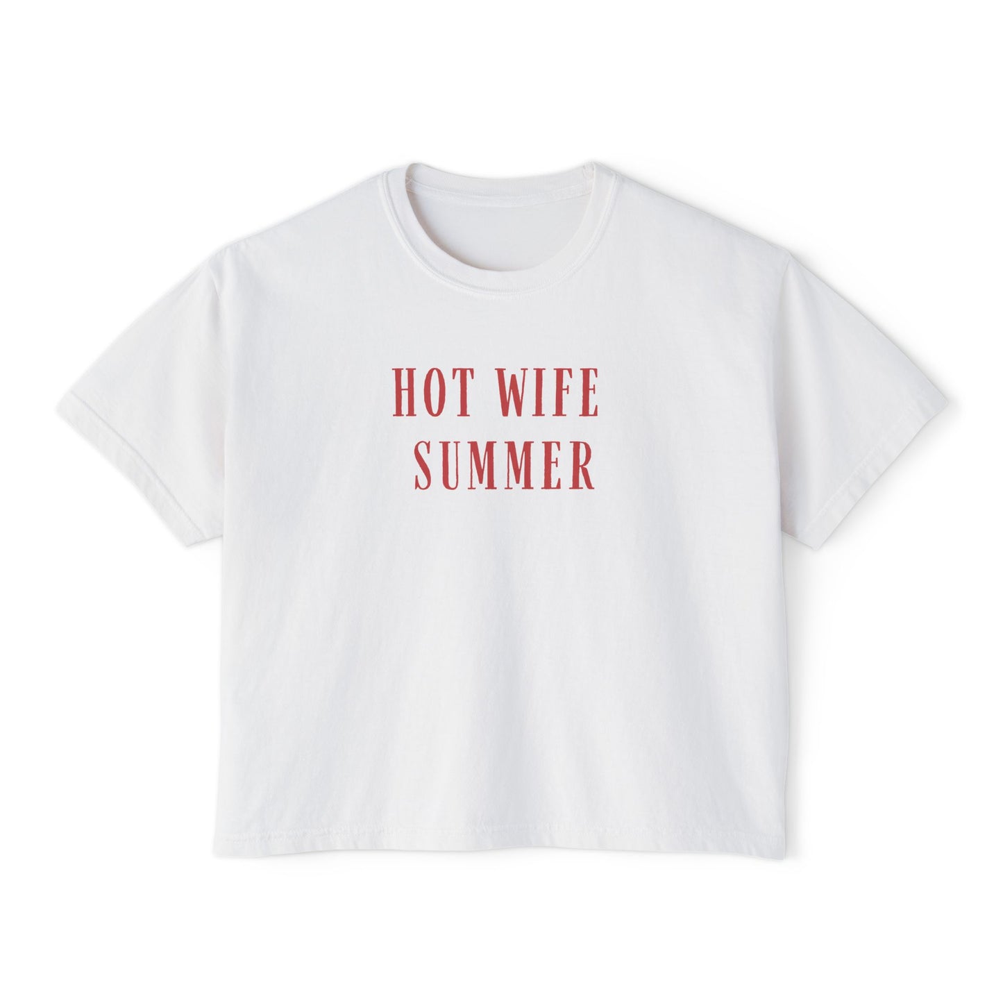 HOT WIFE SUMMER BOXY CROP