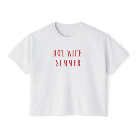 HOT WIFE SUMMER BOXY CROP